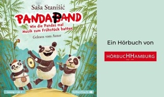 Hörbuch Hamburg: »Panda-Pand. Wie die Pandas mal Musik zum Frühstück hatten«: Saša StanišiÄs Kinderhörbuch über musizierende Pandabären bezaubert Klein und Groß