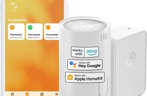 Meross: Clever Heizen: Smartes Heizkörperthermostat von Meross unterstützt jetzt auch Apple Homekit und erkennt offene Fenster - Einführungspreis mit Hub von nur 62,24 Euro