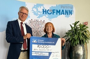 I.K. Hofmann GmbH: 70.000 Euro für Menschen in Not