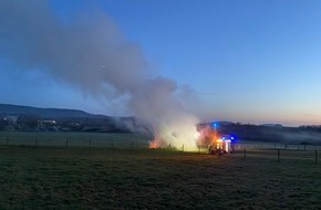 Polizeidirektion Wittlich: POL-PDWIL: Sachbeschädigung durch Feuer
