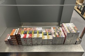 Hauptzollamt Ulm: HZA-UL: 12.000 Zigaretten im Gepäck - Kontrollen im Grenzgebiet