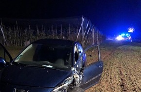 Polizeidirektion Landau: POL-PDLD: Insheim - Unfall im Gegenverkehr, Vollsperrung