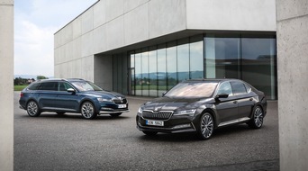 Skoda Auto Deutschland GmbH: Aufgewerteter SKODA SUPERB mit neuen Technologien und verfeinertem Design (FOTO)