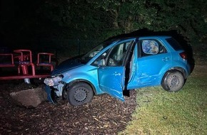 Polizeiinspektion Kusel und Polizeiwache Schönenberg-Kübelberg: POL-PIKUS: Mit 1,75 Promille Unfall verursacht