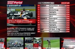 Sky Deutschland: TV-Innovation: PREMIERE SPORT Portal startet am 4. Juni