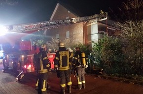 Feuerwehr Schermbeck: FW-Schermbeck: Vermeintlicher Zimmerbrand in der Silvesternacht