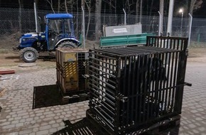 VIER PFOTEN - Stiftung für Tierschutz: Notfall: Transfer von fünf Bären in der Ukraine / VIER PFOTEN empfängt Bären von Partnerorganisation in Tierschutzzentrum