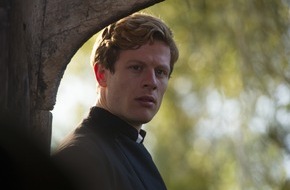 SAT.1 GOLD: Auf die feine englische Art: In der Crime-Serie "Grantchester - Ermittler im Auftrag des Herrn" ermittelt ein Pfarrer ab 
25. Oktober bei SAT.1 GOLD