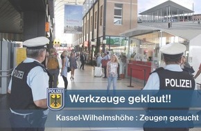 Bundespolizeiinspektion Kassel: BPOL-KS: Unbekannte stehlen Werkzeug von Baustelle im IC-Bahnhof