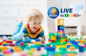 1-2-3.tv GmbH: VEDES und 1-2-3.tv präsentieren erstmals im deutschen Fernsehen Spiele-Highlights in einer spannenden Live-TV Verkaufsshow