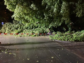 FW Paderborn: Unwetterlage sorgt bei der Feuerwehr Paderborn für ein erhöhtes Einsatzaufkommen