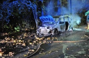 Polizeiinspektion Osnabrück: POL-OS: Osnabrück/Kalkhügel: Abgemeldeter Citroen vollständig ausgebrannt - Polizei sucht Zeugen