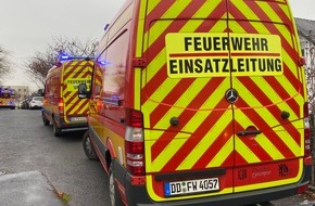 Feuerwehr Dresden: FW Dresden: Brand in einer Oberschule