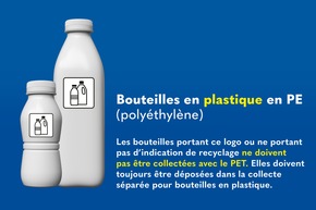 Communiqué de presse: Les bouteilles de lait pourront à l’avenir être recyclées en cycle fermé