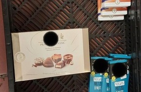 Bundespolizeiinspektion Hamburg: BPOL-HH: Hauptbahnhof: Schokoladendieb entwendet 28 hochpreisige Schokoladentafeln sowie Schmuck im Wert von insgesamt 185 EUR - Festnahme durch Bundespolizei