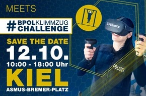 Bundespolizeiinspektion Kiel: BPOL-KI: X-Perience: Die Bundespolizei am Samstag, 12.10.2024 auf dem Asmus-Bremer-Platz in Kiel