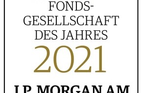 J.P. Morgan Asset Management: J.P. Morgan Asset Management als "Fondsgesellschaft des Jahres" ausgezeichnet: "Goldener Bulle" für herausragende Fondsqualität in allen Anlageklassen und Anlagezeiträumen