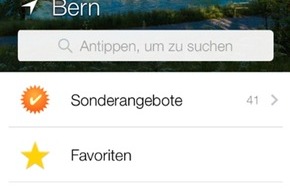 localsearch: local.ch-App: Update bringt neues Sucherlebnis