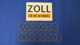 Hauptzollamt Nürnberg: HZA-N: Nürnberger Zoll: Glänzender Goldschmuck trübt Urlaubsstimmung