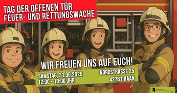 Feuerwehr Haan: FW-HAAN: Tag der offenen Tür bei der Feuerwehr Haan
