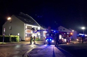 Feuerwehr Recklinghausen: FW-RE: Gewitterfront über Recklinghausen - drei Brandeinsätze