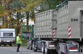 Polizeiinspektion Hameln-Pyrmont/Holzminden: POL-HM: Polizei kontrolliert den gewerblichen Güter- und Personenverkehr auf der B 1 bei Hameln