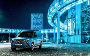 Ford Motor Company Switzerland SA: Der neue Ford E-Transit Courier: Voll vernetzt und rein elektrisch in die Lieferwagen-Zukunft