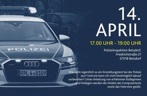 Polizeidirektion Neuwied/Rhein: POL-PDNR: "Deine PoliZEIT" - Trainiere mit der Polizei Betzdorf f&uuml;r den Einstellungstest der Polizei Rheinland-Pfalz