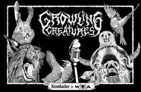 Krombacher Brauerei GmbH & Co.: Gemeinsam laut für den Artenschutz: Krombacher und Wacken Open Air präsentieren die "Growling Creatures"- die erste Metal-Band aus bedrohten Tieren