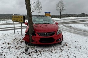Polizeidirektion Kaiserslautern: POL-PDKL: Zahlreiche Unfälle durch Schnee und Glätte