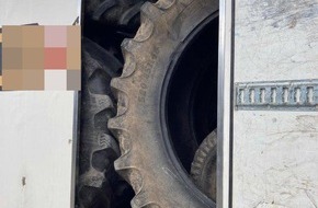 Kreispolizeibehörde Höxter: POL-HX: Transporter fast doppelt so schwer wie erlaubt