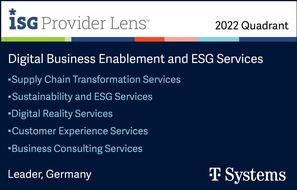 Deutsche Telekom AG: Analysten stufen T-Systems und Detecon als Leader für Business Consulting und Sustainability ein