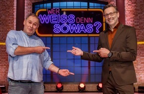 ARD Das Erste: Das Erste / Bares für's Raten: Walter "Waldi" Lehnertz und Detlev "Dete" Kümmel bei "Wer weiß denn sowas?"