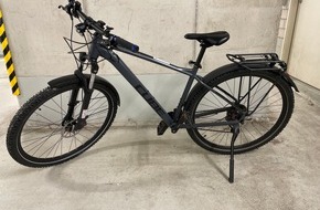 Polizeipräsidium Südhessen: POL-DA: Darmstadt: Sichergestelltes Cube-Fahrrad sucht seinen Eigentümer