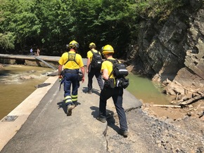Flutkatastrophe NRW &amp; RLP: Internationale Hilfsorganisation @fire unterstützt in den Katastrophengebieten