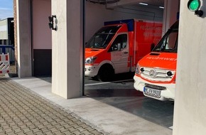 Feuerwehr Velbert: FW-Velbert: Rettungsdienst in Velbert-Mitte rückt jetzt von der Röttgenstraße aus