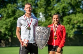 Kriegel Kommunikation: Schweizermeister 2022 im Modernen Fünfkampf: Anna Jurt und Vital Müller