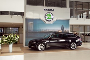 Umstellung der SKODA Händler auf neues Corporate Design bundesweit voll in Fahrt (FOTO)
