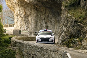 Rallye Monte Carlo: Škoda Crew fährt beim Saisonauftakt in der RC2-Klasse aufs Podest