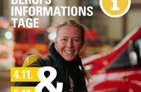 Feuerwehr München: FW-M: Berufsinformationstage am 4.11.2025 und 6.11.2025 bei der Berufsfeuerwehr München