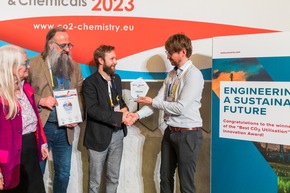 “Best CO₂ Utilisation 2023” Innovation Award – Three winning CCU solutions open the road to transition away from fossil resources