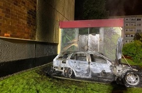 Polizeipräsidium Rostock: POL-HRO: Brand eines Pkw in Rostock