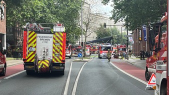 Feuerwehr Bremen: FW-HB: Gro&szlig;brand in der Bremer Innenstadt