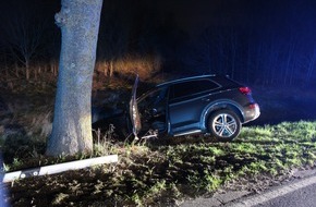 Polizei Düren: POL-DN: Alkoholisiert von der Fahrbahn abgekommen