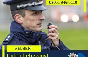 Polizei Mettmann: POL-ME: Ladendieb zwingt Zug zur Notbremsung: Polizei ermittelt - 2507076