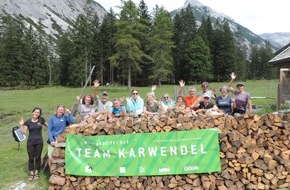 Laverana GmbH: Lavera Waldprojekt in Tirol / Hochalmpflege auf der Kastenalm erfolgreich umgesetzt