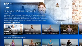 Sky Deutschland: Mit Sky fit und inspiriert durch den Lockdown: Das Beste aus Fitness, Lifestyle, Reisen und Kochen mit Sky Q jederzeit auf Abruf