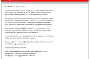 Polizeipräsidium Mittelhessen - Pressestelle Gießen: POL-GI: Warnung vor betrügerischen Phishing-Mails