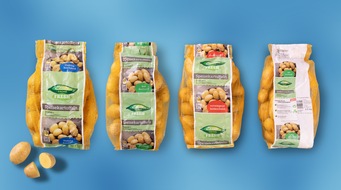 NORMA: NORMA-Eigenmarke ERNTE KRONE optimiert Kartoffelnetze und spart 50 Prozent Verpackungsmaterial ein / Bis zu 170 Tonnen weniger Verpackungen pro Jahr