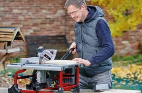 Einhell Germany AG: Power X-Change: Einhell präsentiert die erste akkubetriebene Tischkreissäge